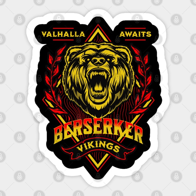 Berserker Sticker by Scar